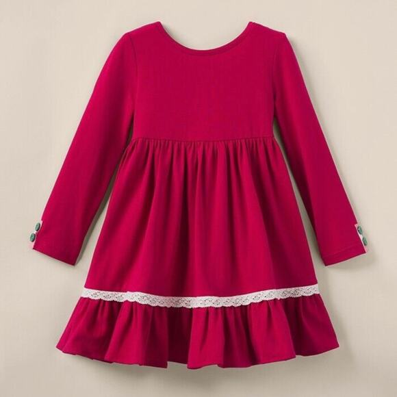 Matilda Jane Heart to Heart Poinsettia Lap Dress - Picture 1 of 10